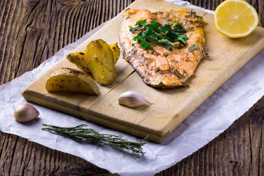 Broiled and Baked Steelhead Trout Fillets